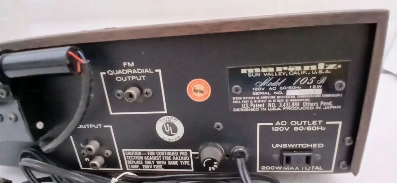 Tuner FM AM Marantz 105B - Aparelhos de Som - Campo Belo, São