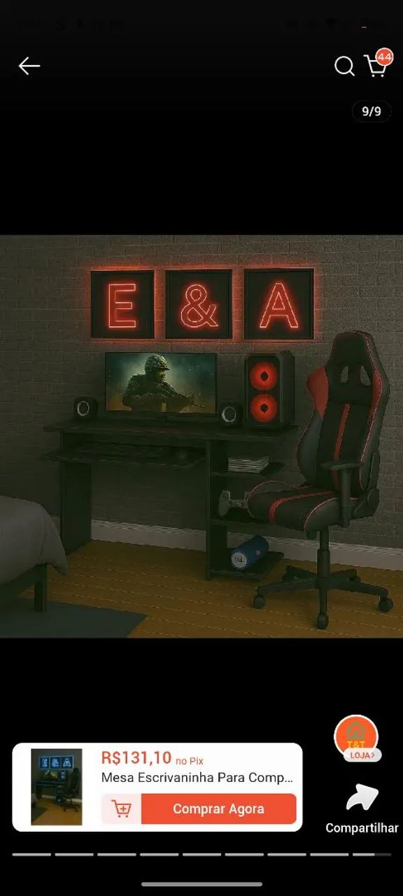 mesa para estudos/trabalho 
