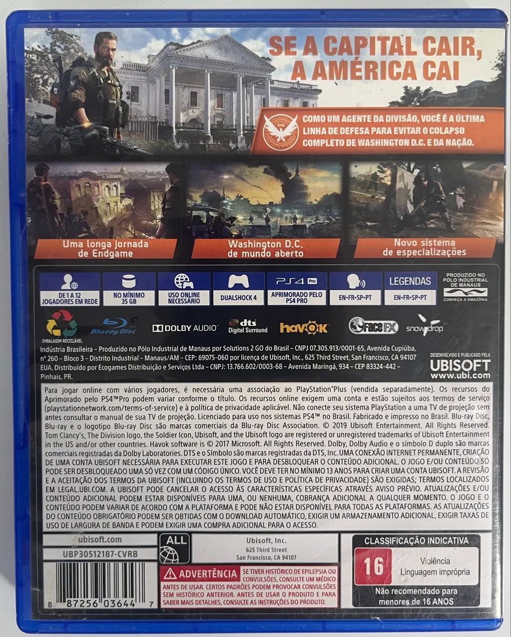 JOGO THE DIVISION 2 - PS4 - Foto 2