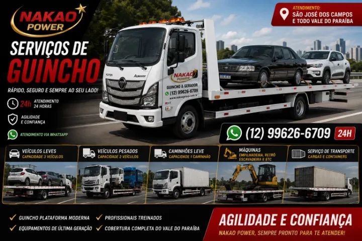 SERVIÇO DE GUINCHO E REBOQUE 