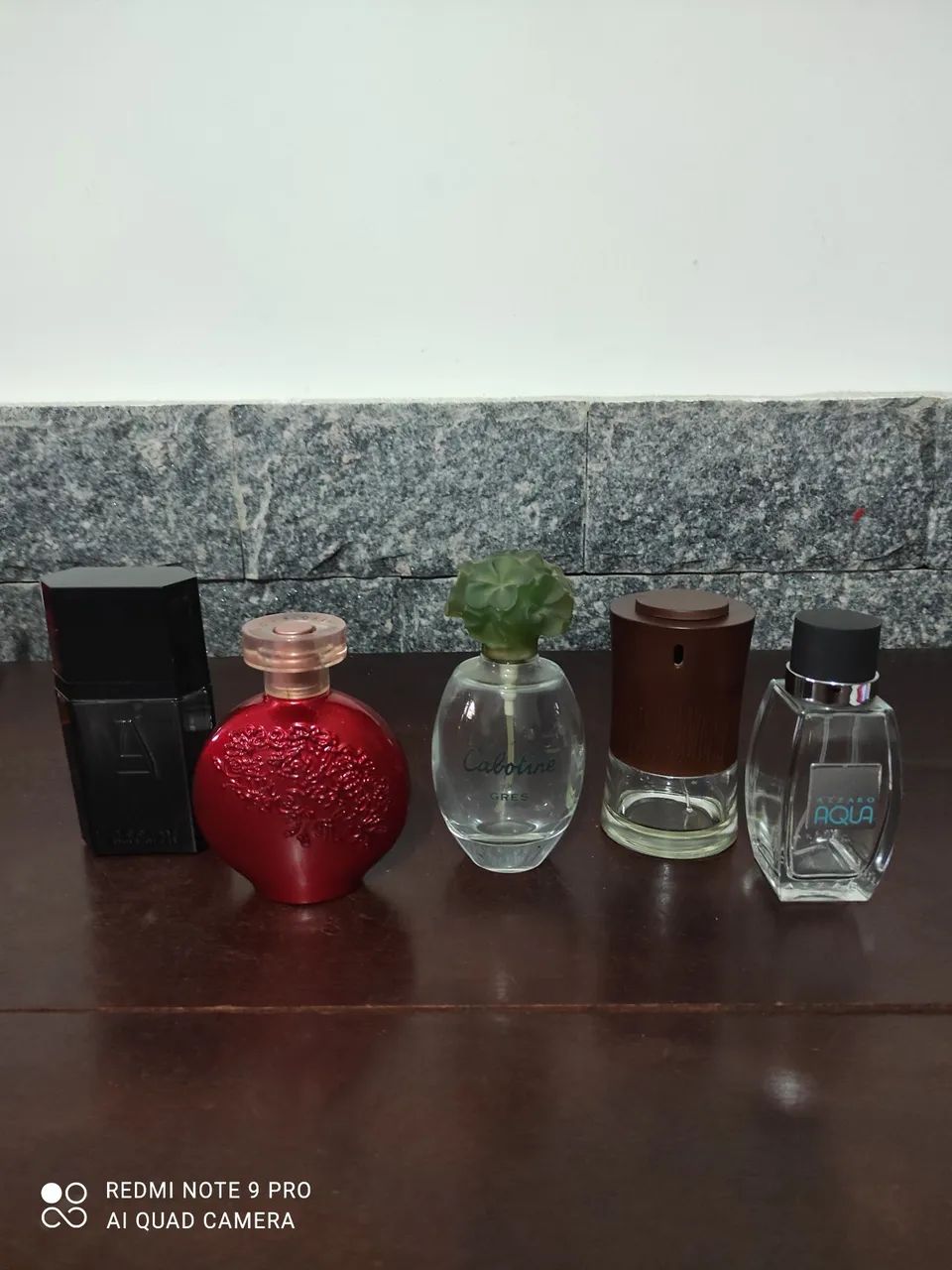 Kit de frascos de perfume vazios diversos 