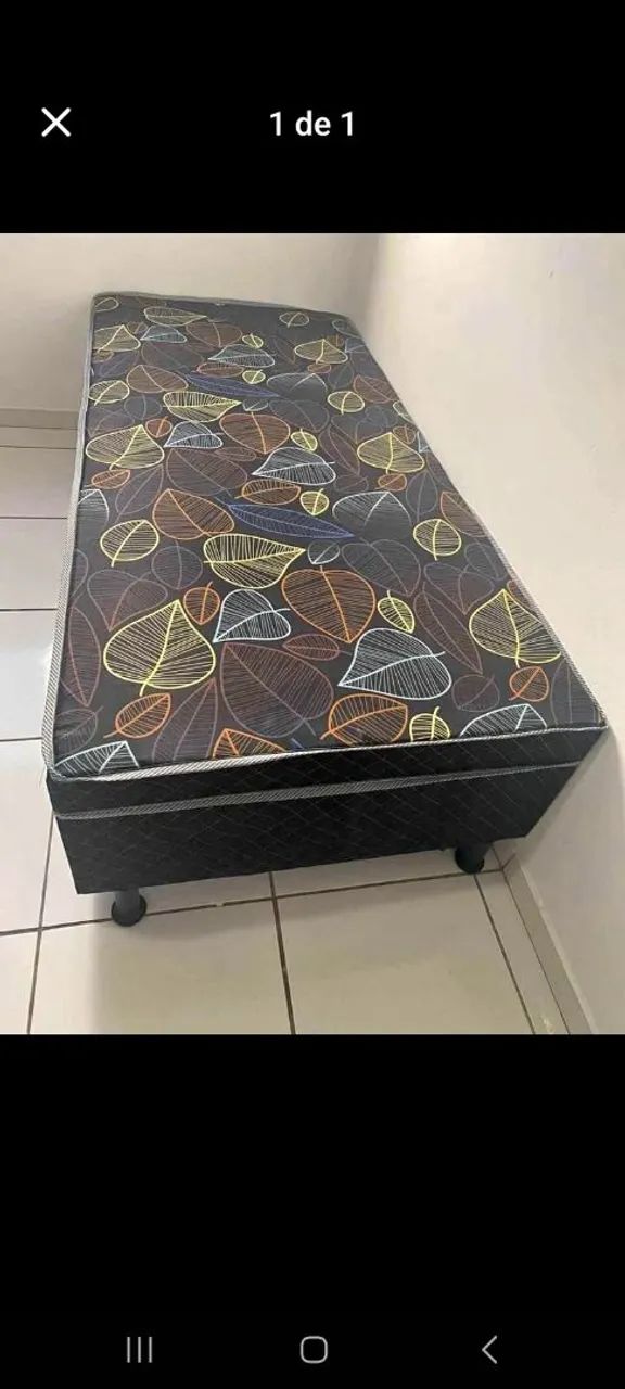 Cama box solteirão da fábrica 