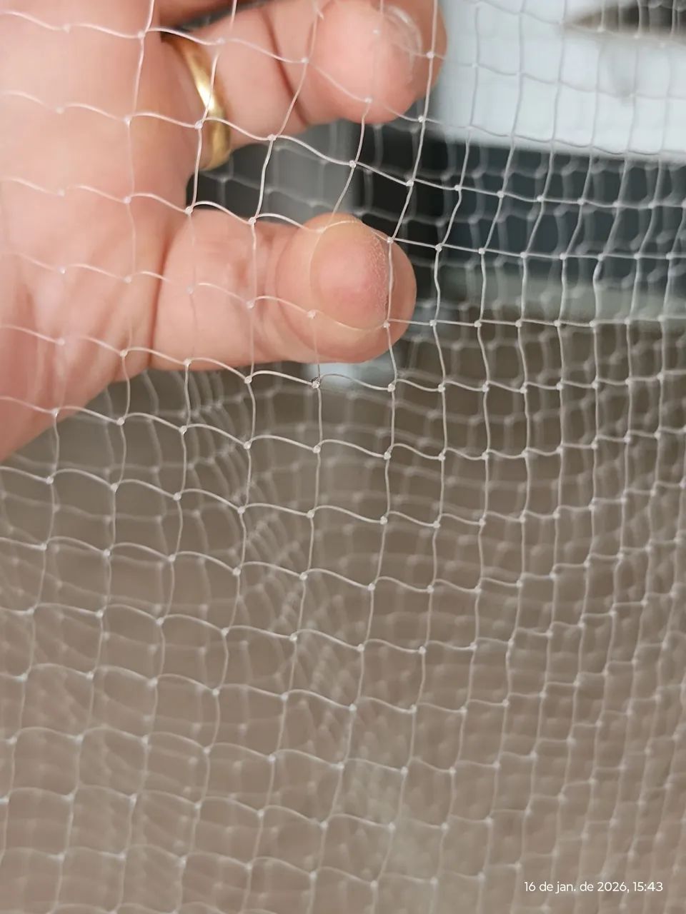 Tarrafa feita a mão para camarão malha 1  - Foto 3