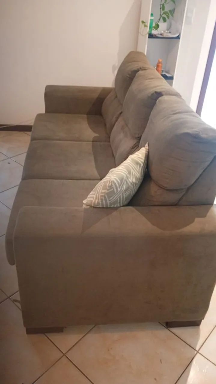 Sofá retrátil 3 e 2 lugares - Foto 2