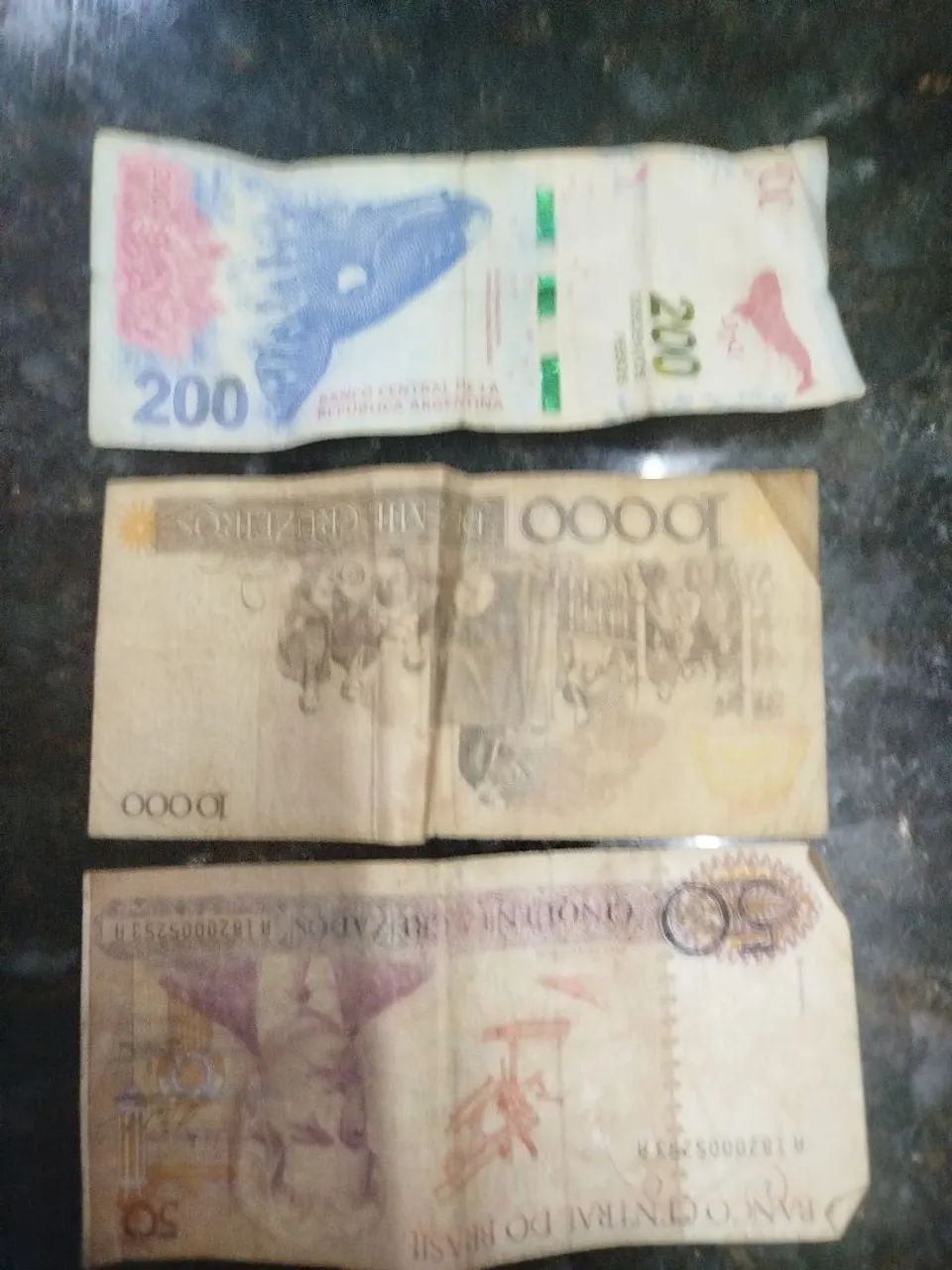 Três notas antigas  - Foto 2