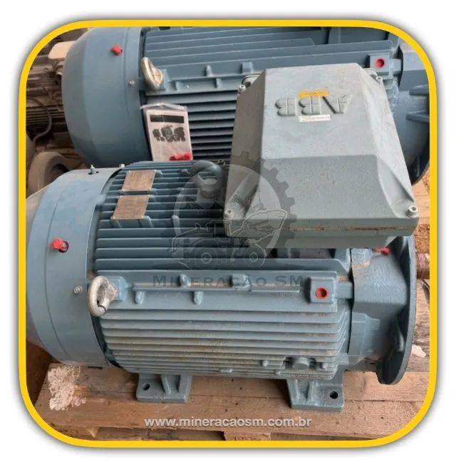 Motor Elétrico ABB 300cv, 1780rpm, com flange, novo - Foto 2