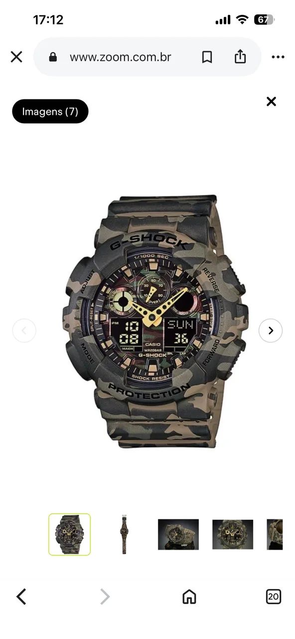 Relógio G-shock Camuflado  - Foto 2
