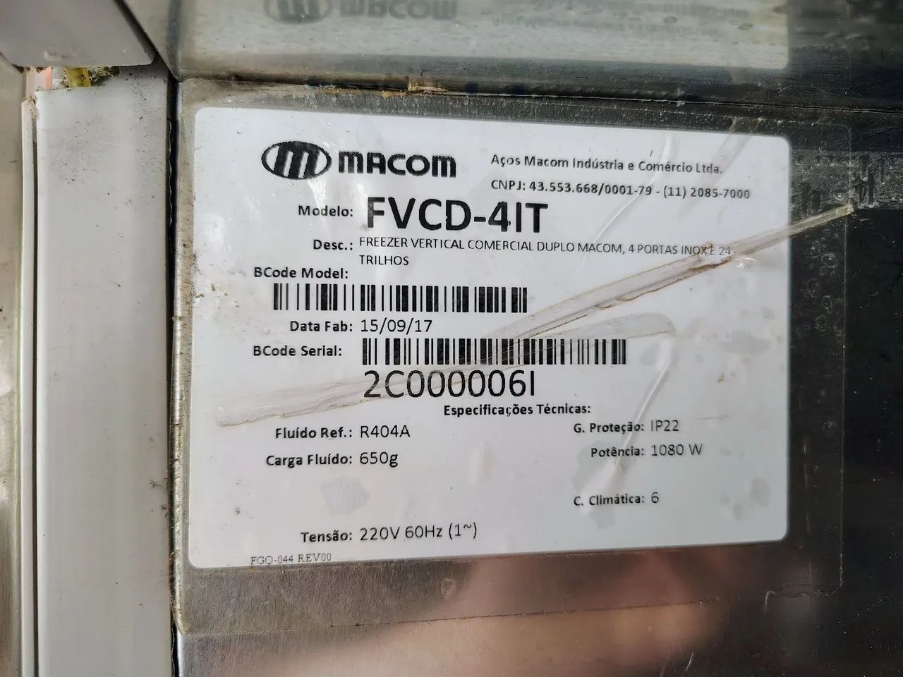 Freezer vertical macom - Foto 4