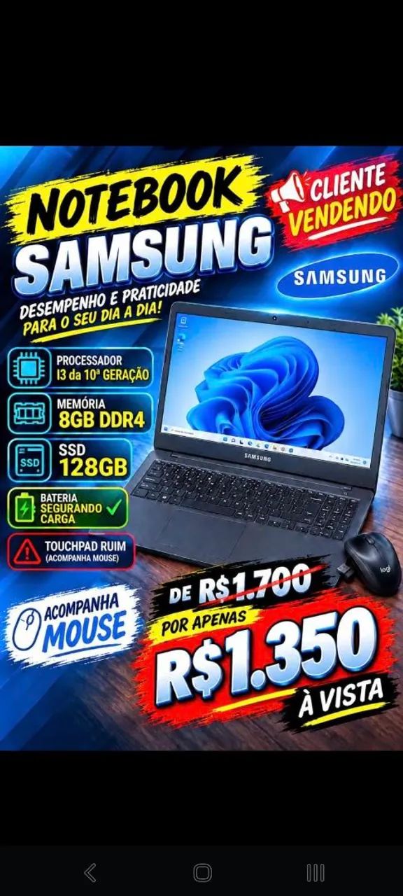 Notebook i3 de Décima Geração 8gb - Foto 5