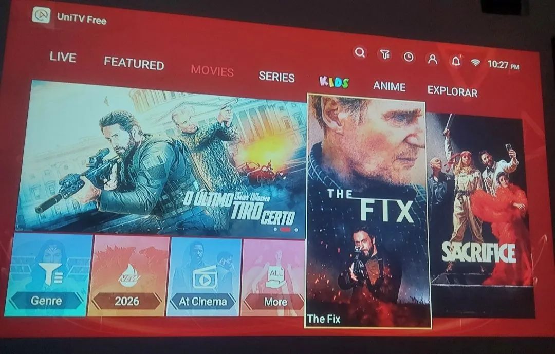 Kit de cinema (PROJETOR + 1desbloque@dor) 