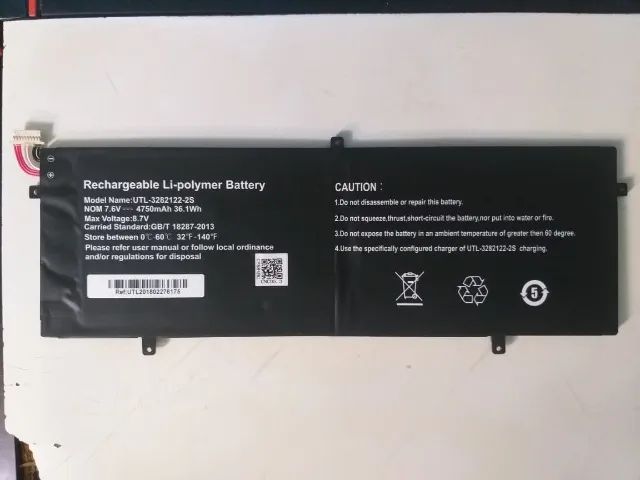 Teclado e Bateria notbook