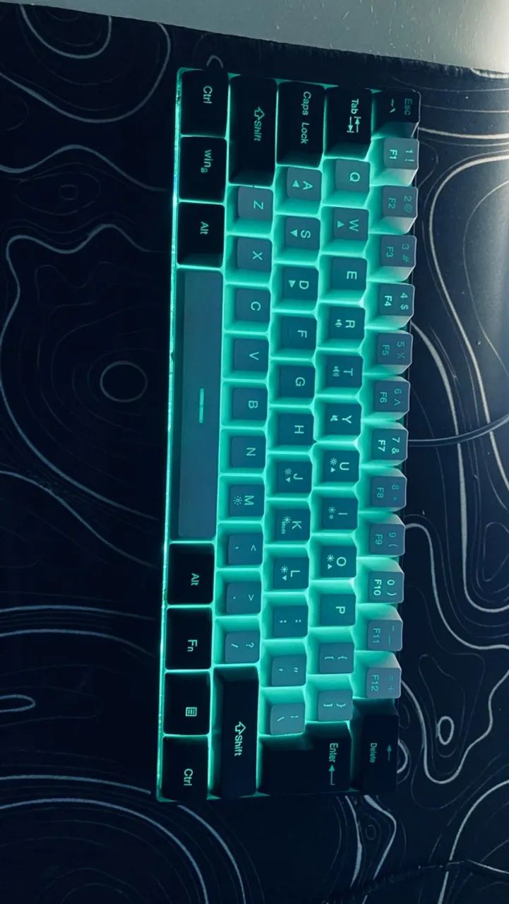 Teclado Gamer 60% RGB - Foto 4