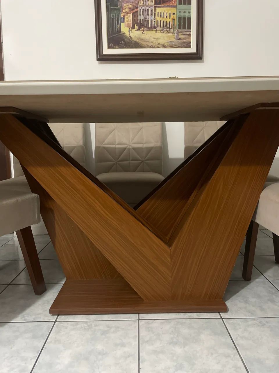 Conjunto mesa e 6 cadeiras - Foto 2