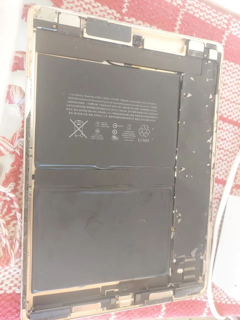 PLACA E BATERIA COMPONETES IPAD PRO A1673 - Foto 2