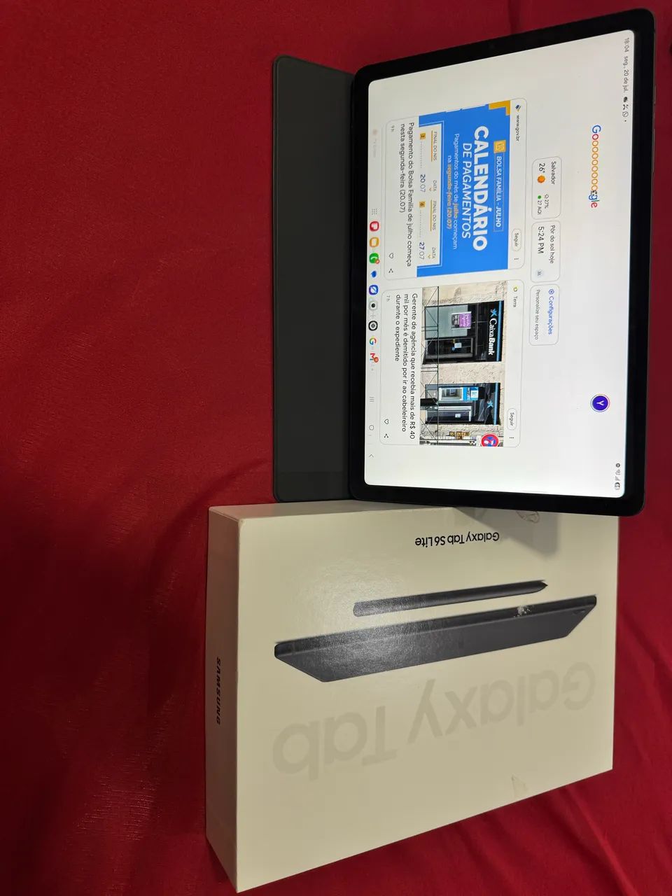 Tablet Samsung S6 Lite novo - Foto 3