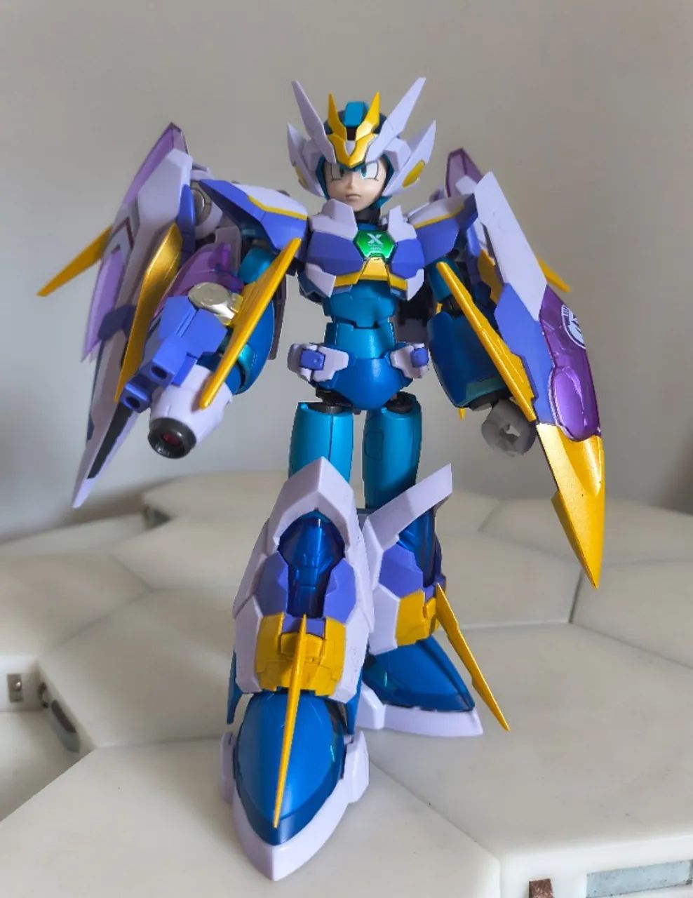 HGストラクチャー2個セット　未開封 Figura Bandai Chogokin - Megaman X Giga Armor com Rush Jagd
