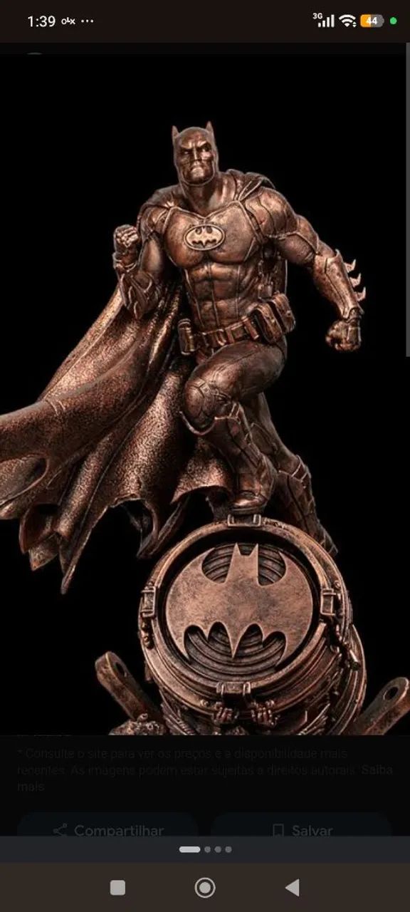 Batman bronze edição limitada só 100 no mundo 