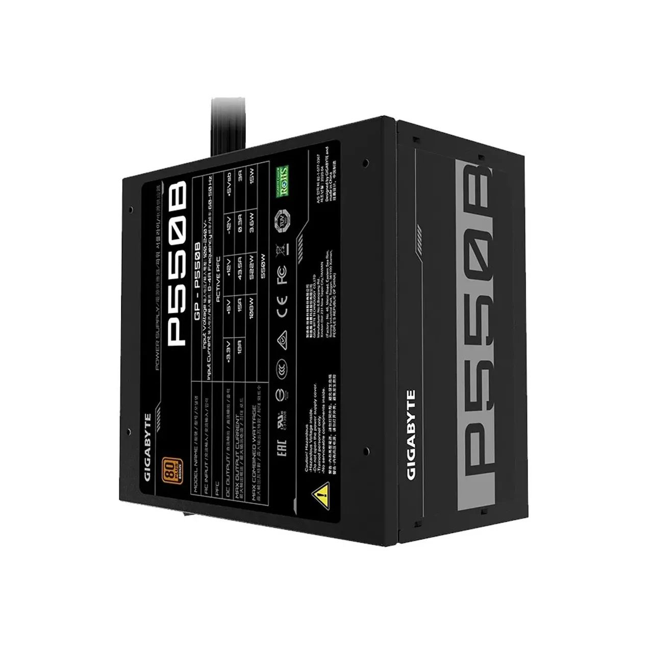 Fonte Gigabyte P550B com 80PLUS - Foto 4