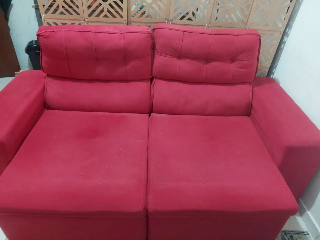 Sofa vermelho 