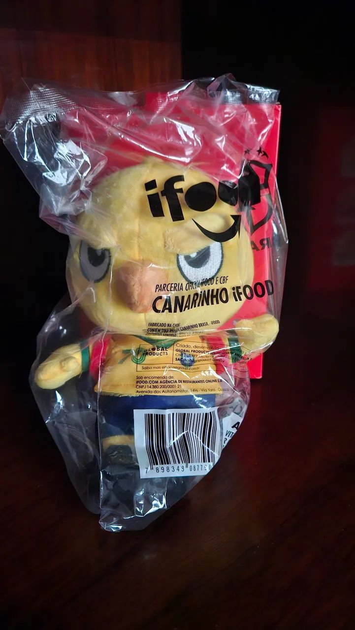 Canarinho Copa 70 ifood com card LACRADO - Foto 3