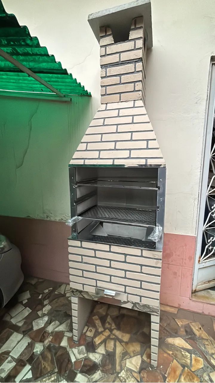 Churrasqueira pré moldada de concreto  - Foto 3
