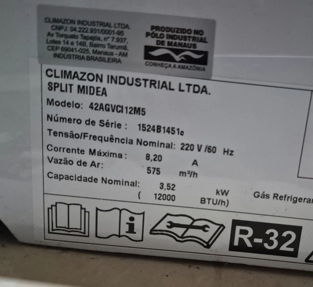 Ar Condicionado Split 12.000 BTUs Inverter Midea - Ótimo estado - Econômico - Foto 2