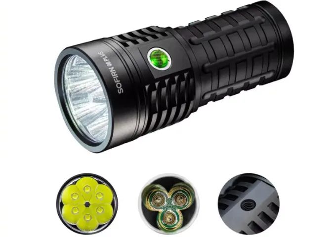 Lanterna Sofirn Q8 PLUS 16000 LÚMENS - A Lanterna Mais Forte e Completa da Marca!