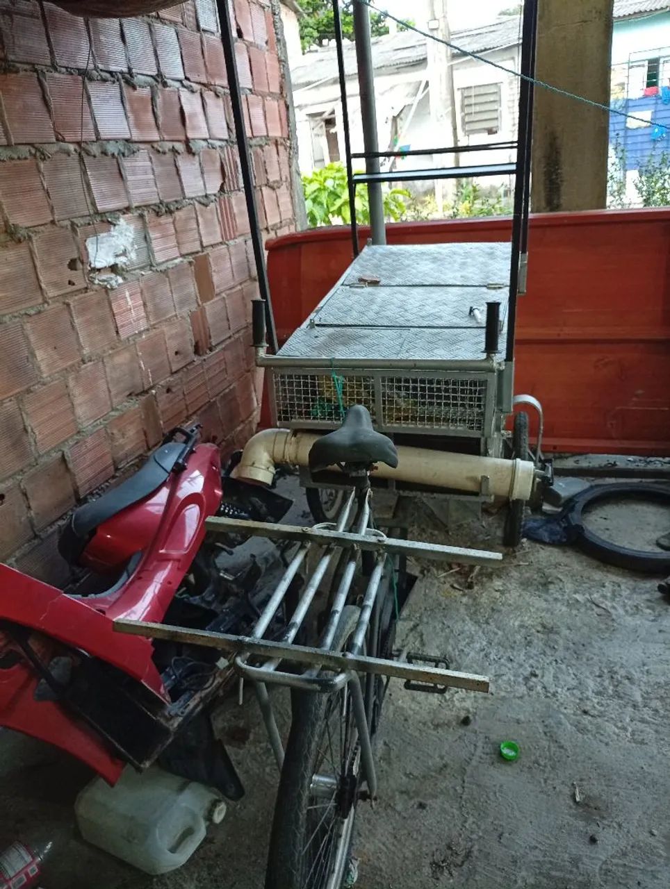 Carroça para lanches com bicicleta  - Foto 2