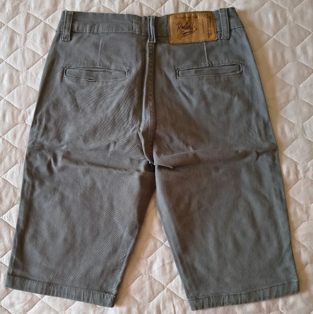 Bermuda masculina cinza 36 - Foto 2