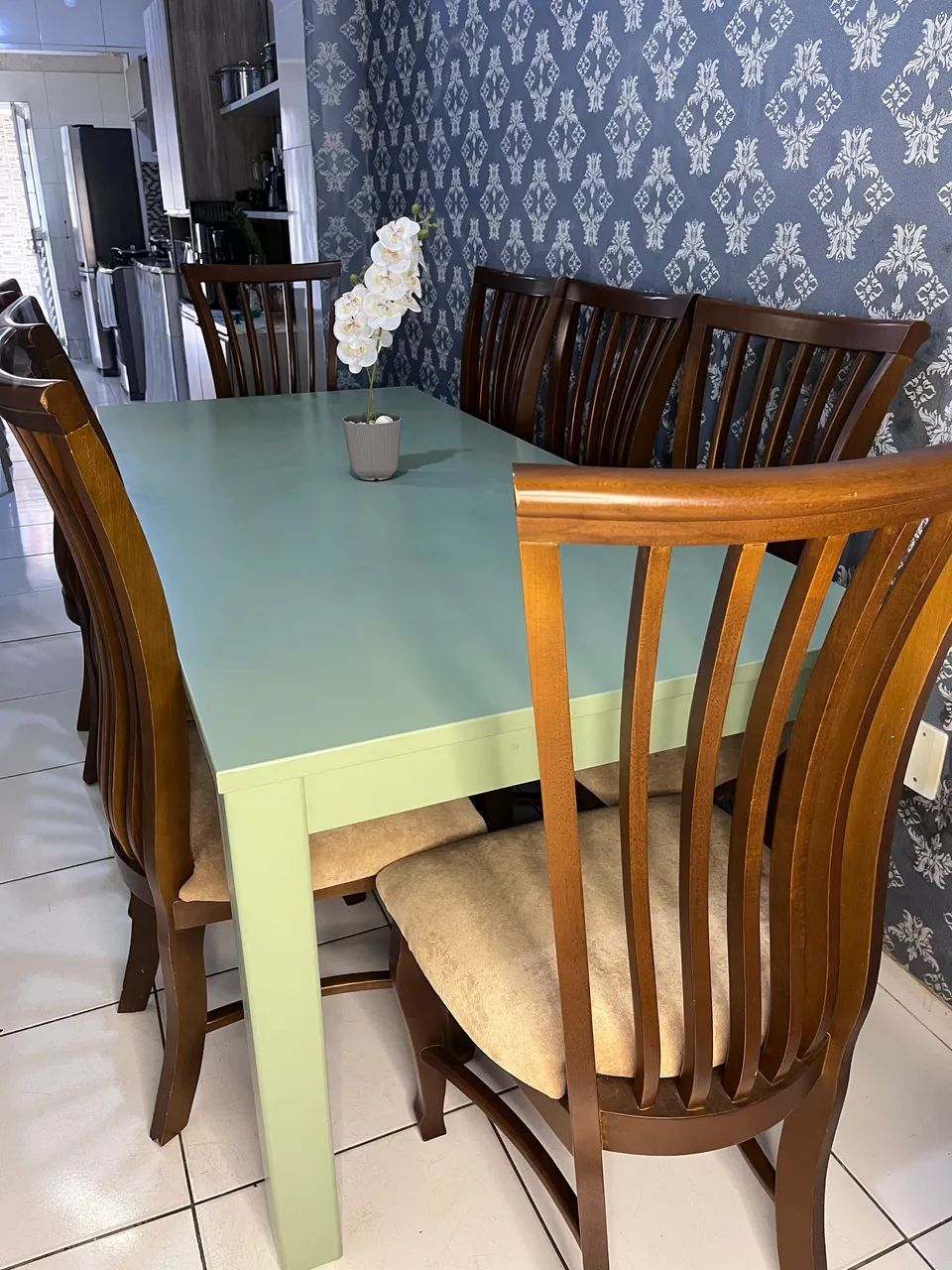 Sala de jantar de primeira linha