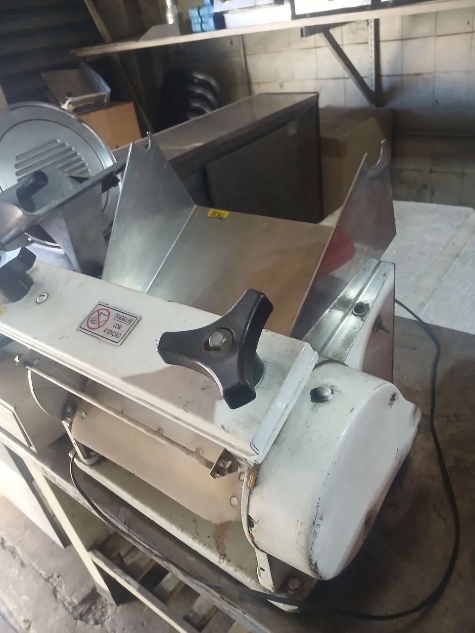 Cortador de frios comercial e moedor de carne - Foto 3