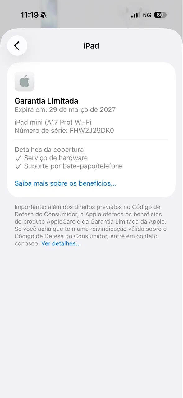 Ipad Mini 7ª geraçao 256gb com 2 capas - Foto 4