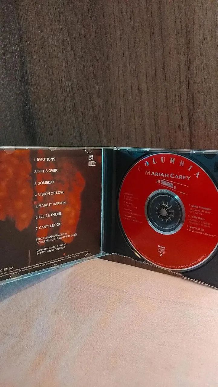 CD Mariah Carey MTV Unplugged importado EUA (Mídia vermelha) - Foto 2
