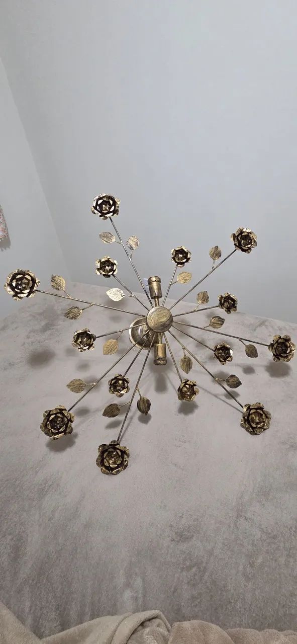 Luminária de flores