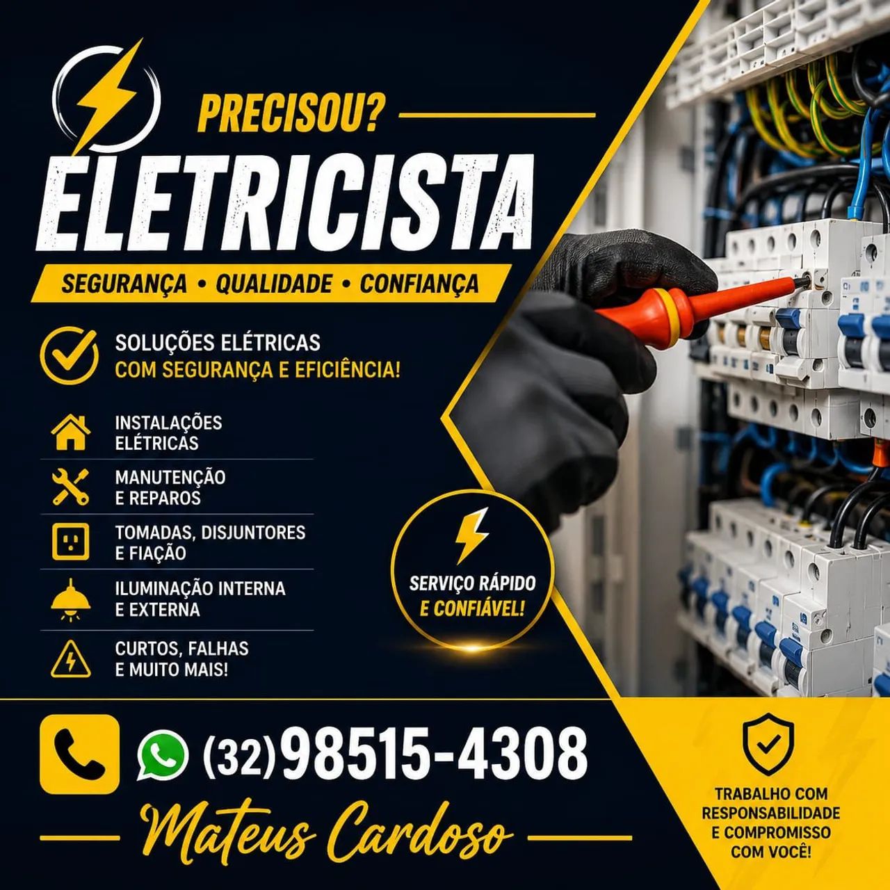 Faço serviço elétrico - Foto 2