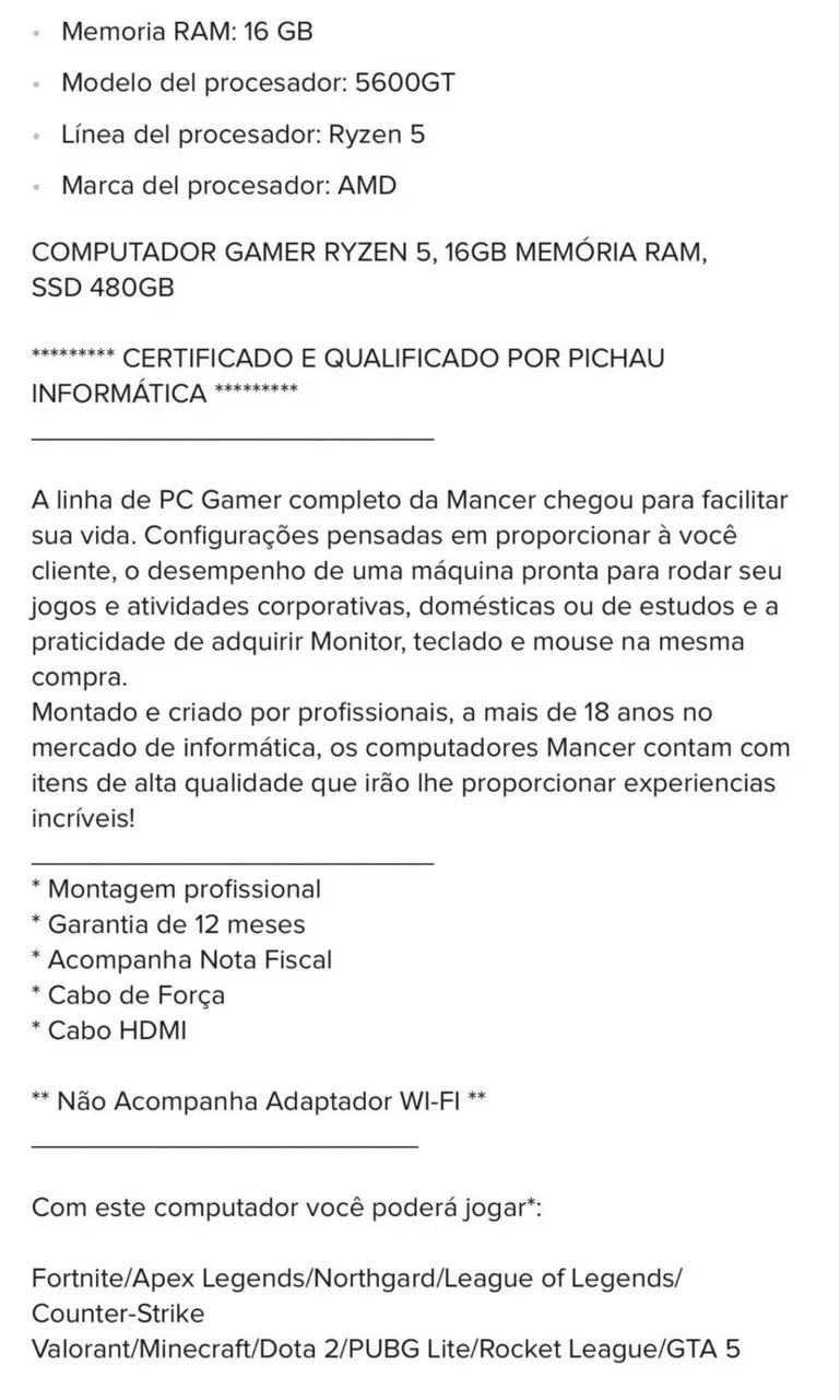 Pc Gamer pichau  - Foto 3