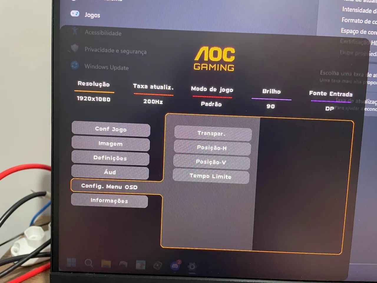 Monitor Gamer AOC 200hz, IPS