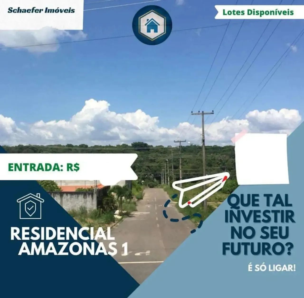 Residencial Amazônas 1 Lotes Pronto para Construir Entrada parcelada Ato R$229,17 Reais