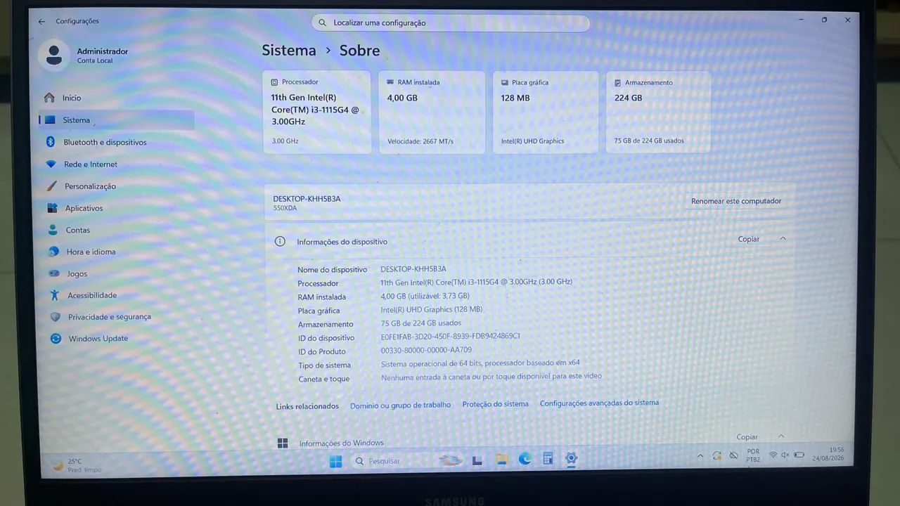 Notebook Samsung I3 - Foto 5