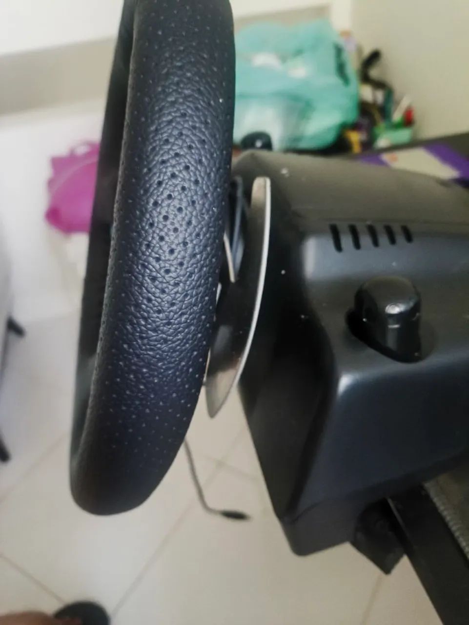 Volante gamer G29 Logitech com pedais - Foto 3