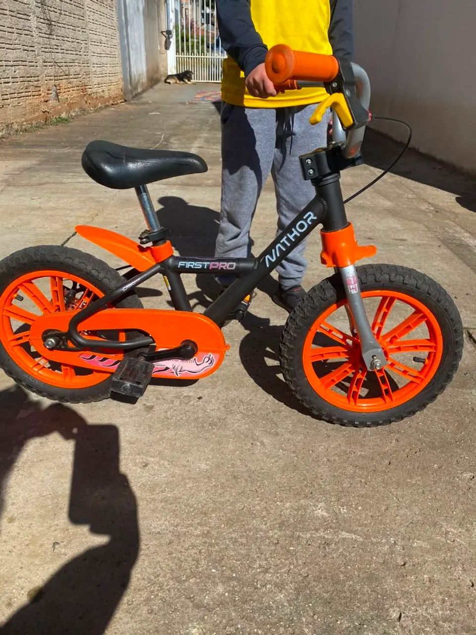 Bicicleta infantil Nathor Aro 14 First Pro /Laranja - Foto 2