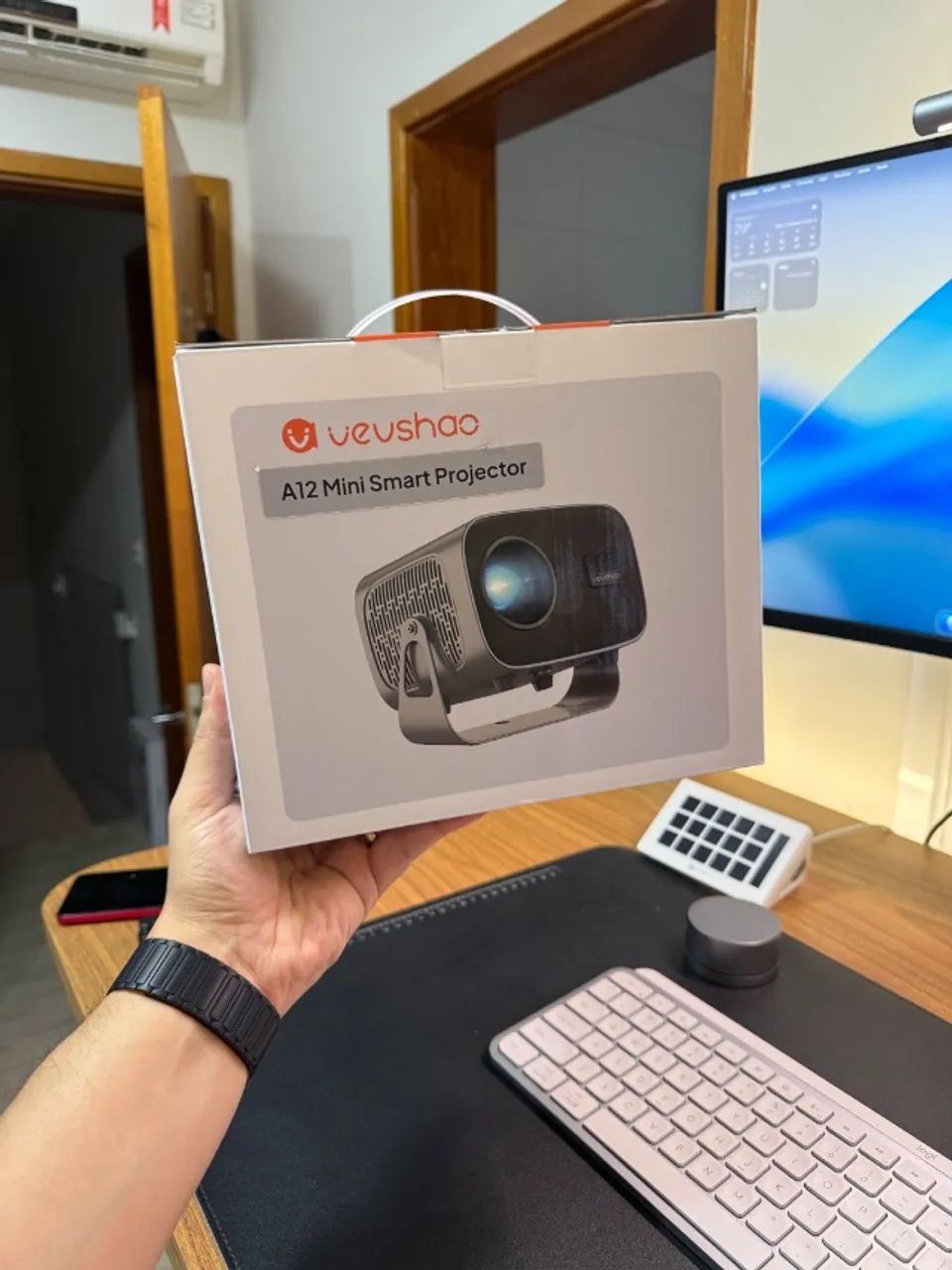 Projetor Vevshao A12 Mini (4k, android11)
