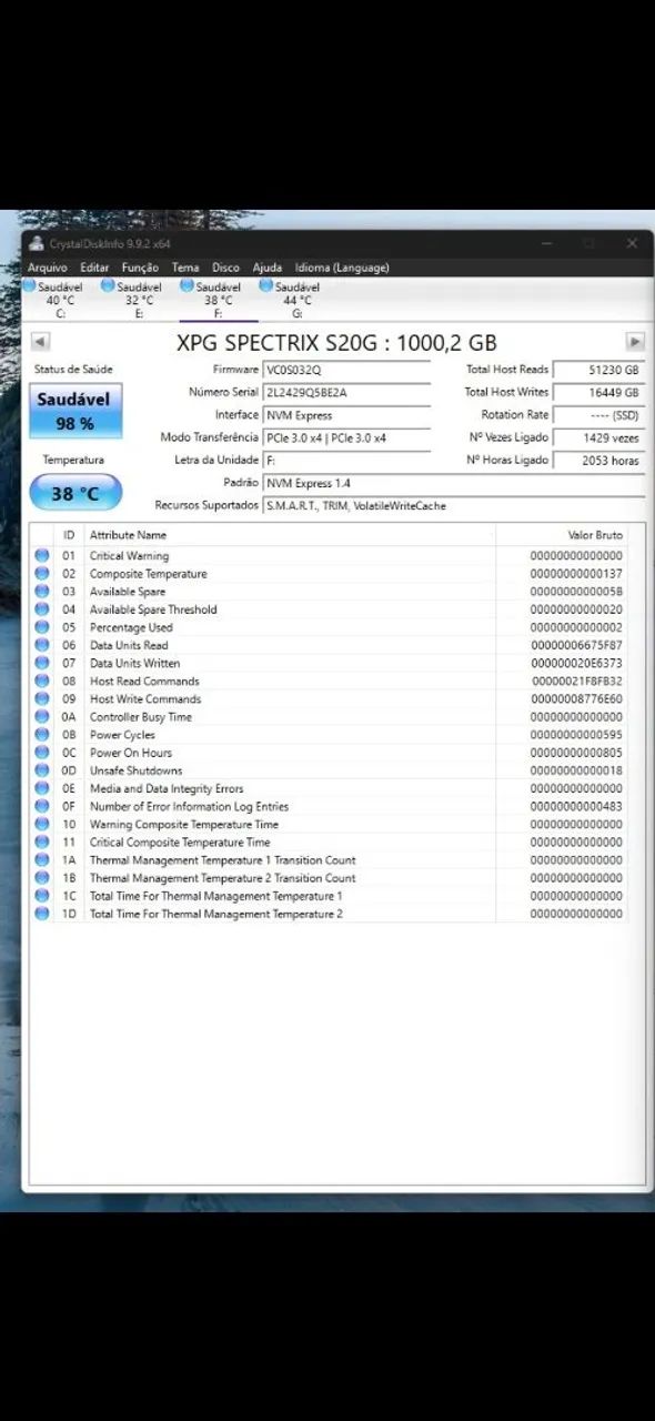SSD 1T M.2 XPG Spectrix S20G - Foto 2