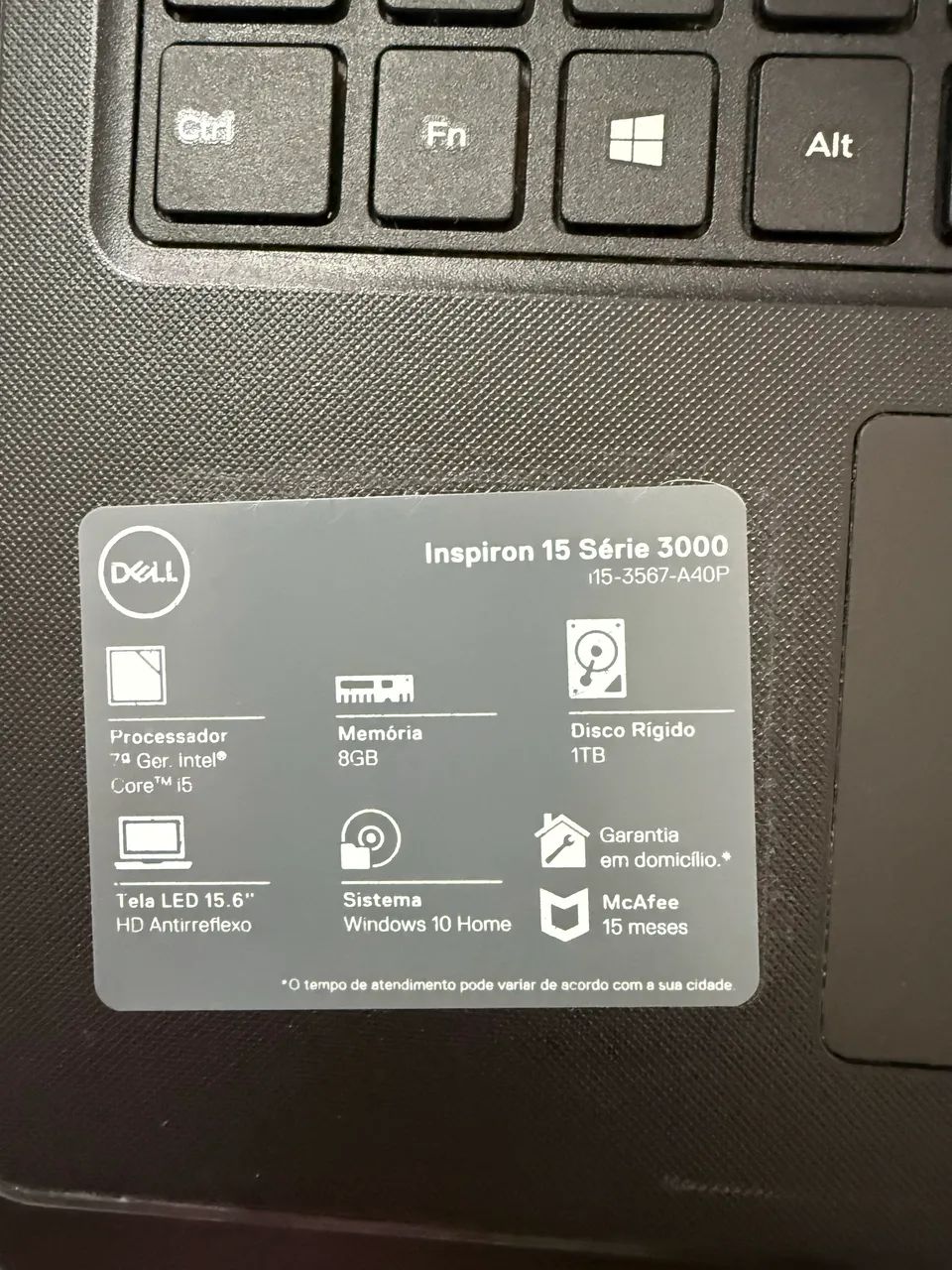NOTEBOOK DELL INSPIRON 15 serie 3000 - Foto 2