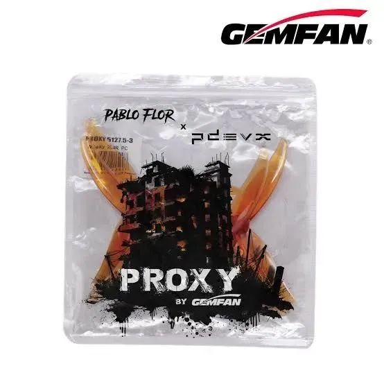 4 Hélices Gemfan Proxy 5 polegadas para drone FPV. Descrição abaixo - Foto 3