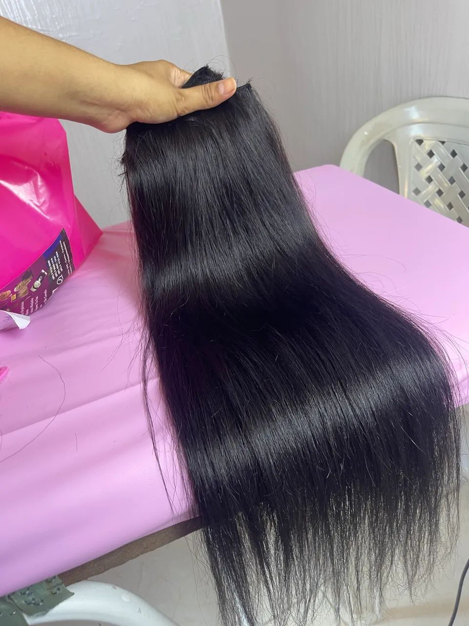 Cabelo humano 60 cm 200  gramas - Foto 3