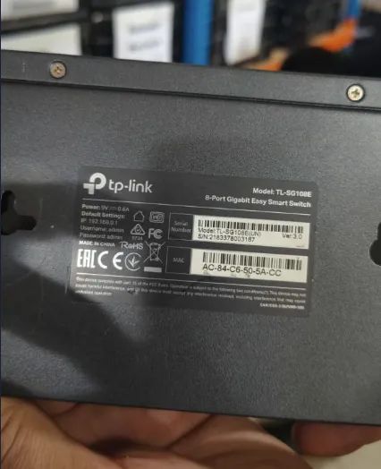 Switch - TP-Link Usado TL-SG108E - Foto 3