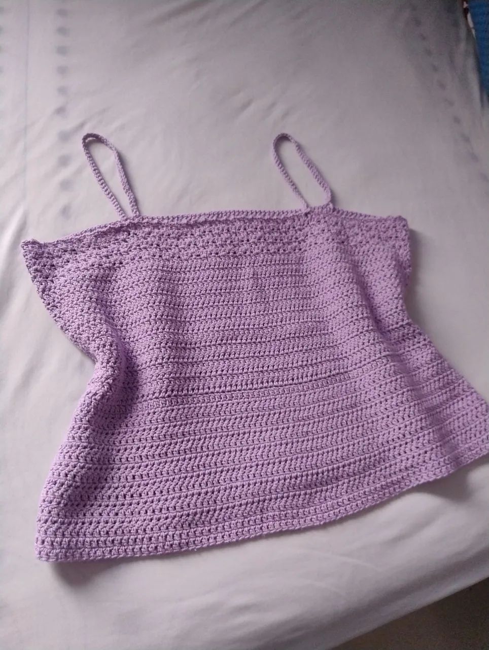 Blusa de alcinhas em crochê Elegante  - Foto 4
