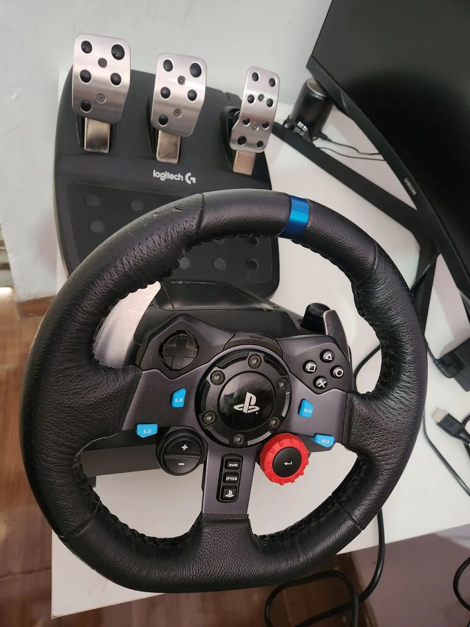 Volante logitech g29 ps4 ps5 pc - Foto 2