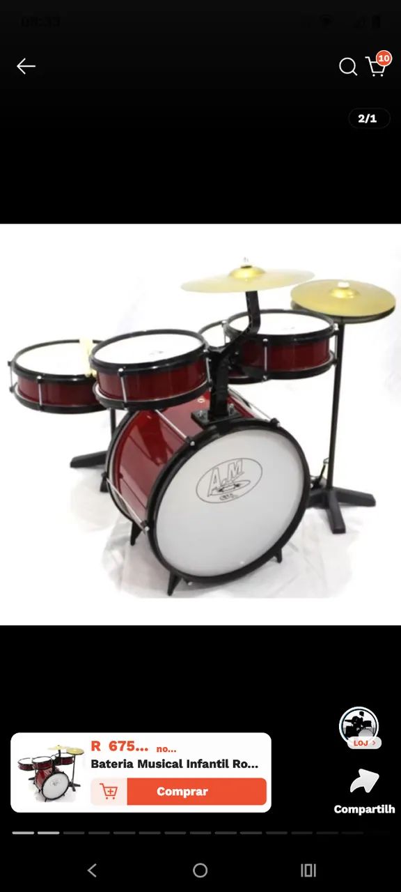 Bateria infantil  - Foto 4